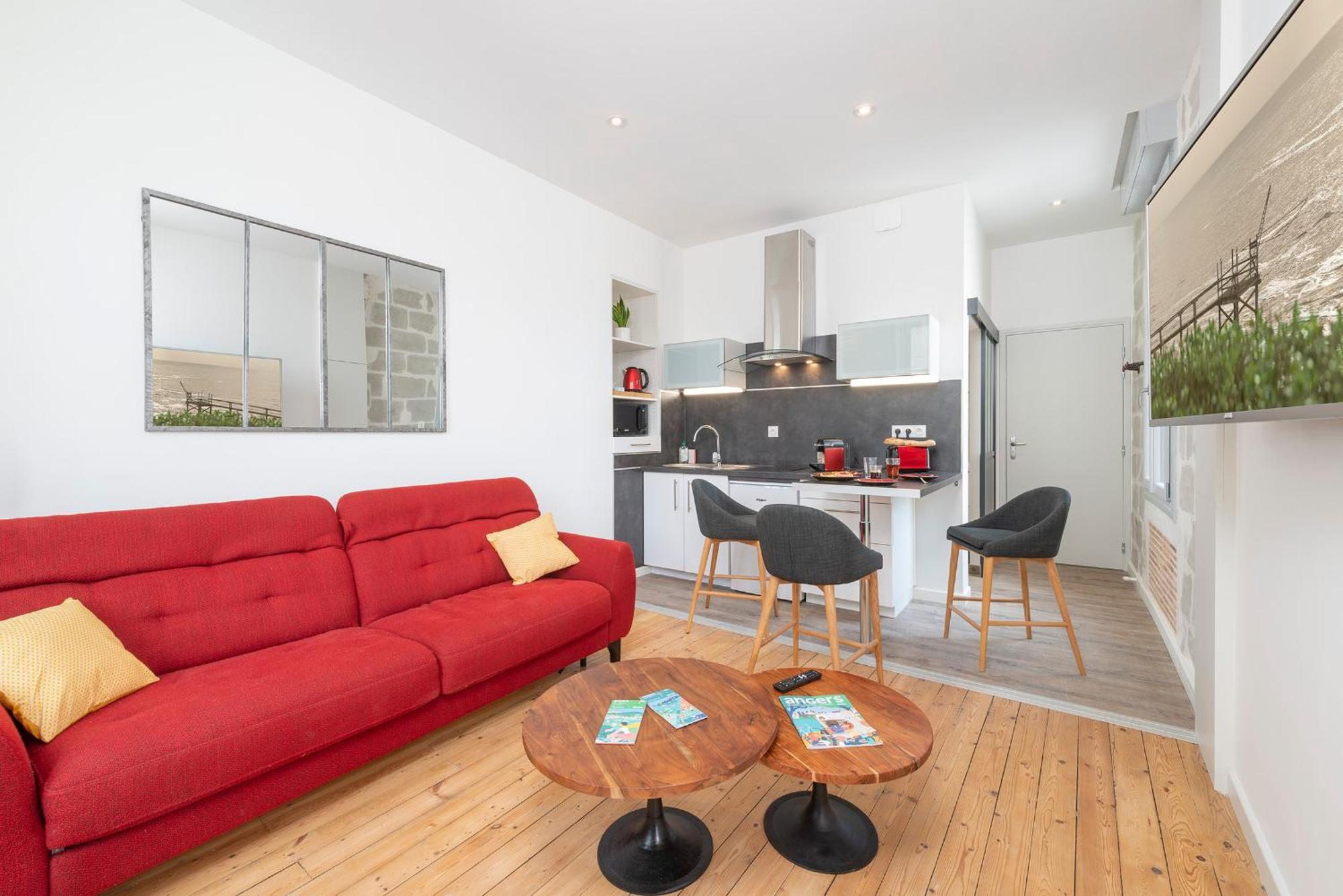 Appartement Hyper Centre 14 rue Valdemaine à Angers Chambre photo